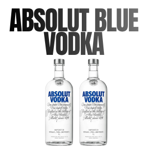 11.11 Absolut Blue Vodka [1000MLx2]