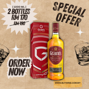 PROMO GRANTS TRIPLE WOOD [1000ML x 2]