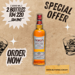 PROMO DEWAR'S WHITE LABEL [1000ML x2]