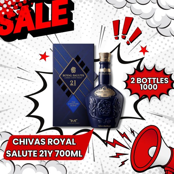 WH SALE CHIVAS ROYAL SALUTE 21YO [700ML x2]
