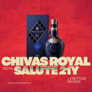 WH SALE CHIVAS ROYAL SALUTE 21YO [700ML x2]