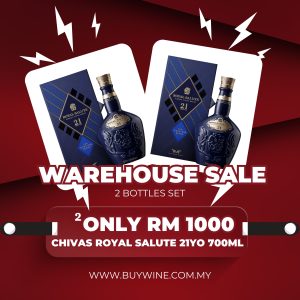 WH SALE CHIVAS ROYAL SALUTE 21YO [700ML x2]