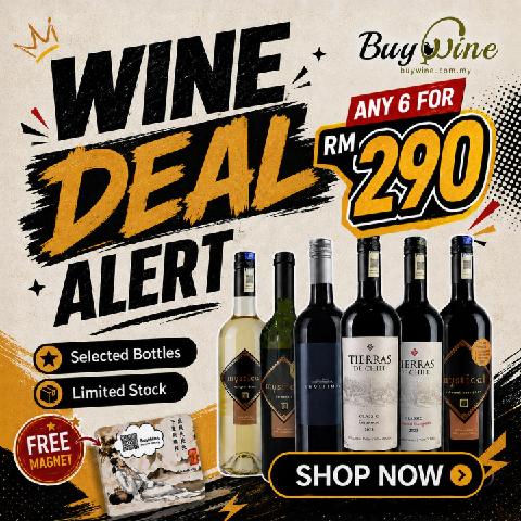 WINE DEAL [ ANY 6 BOTTLES ]