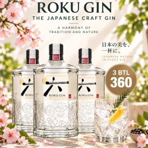 Roku Gin 750ml [x3 bottles]